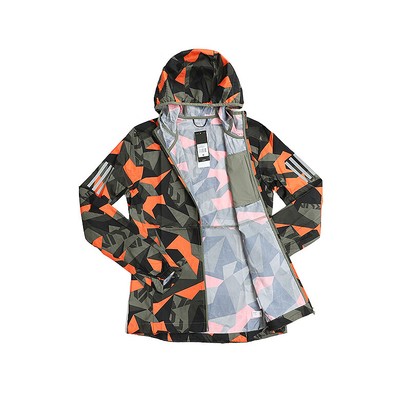 Adidas Own the Run Camo Męska kurtka z kapturem Full-Zip Multi-Color FT1453  | eBay