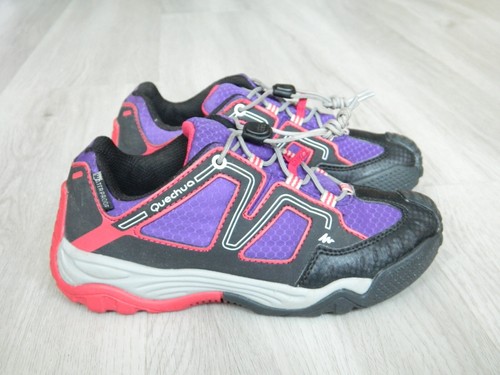 Quechua Crossrock Jr Girls Walking Hiking Shoes Purple Size Kids 13 / 32 - Picture 4 of 8