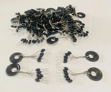 60 ct BOBBER STOPPERS 3 Sizes Flipping worm weight USA Shipping tungsten