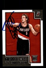 Signed Basketball Card Auto Pat Connaughton 2015-16 Hoops #273 Portland