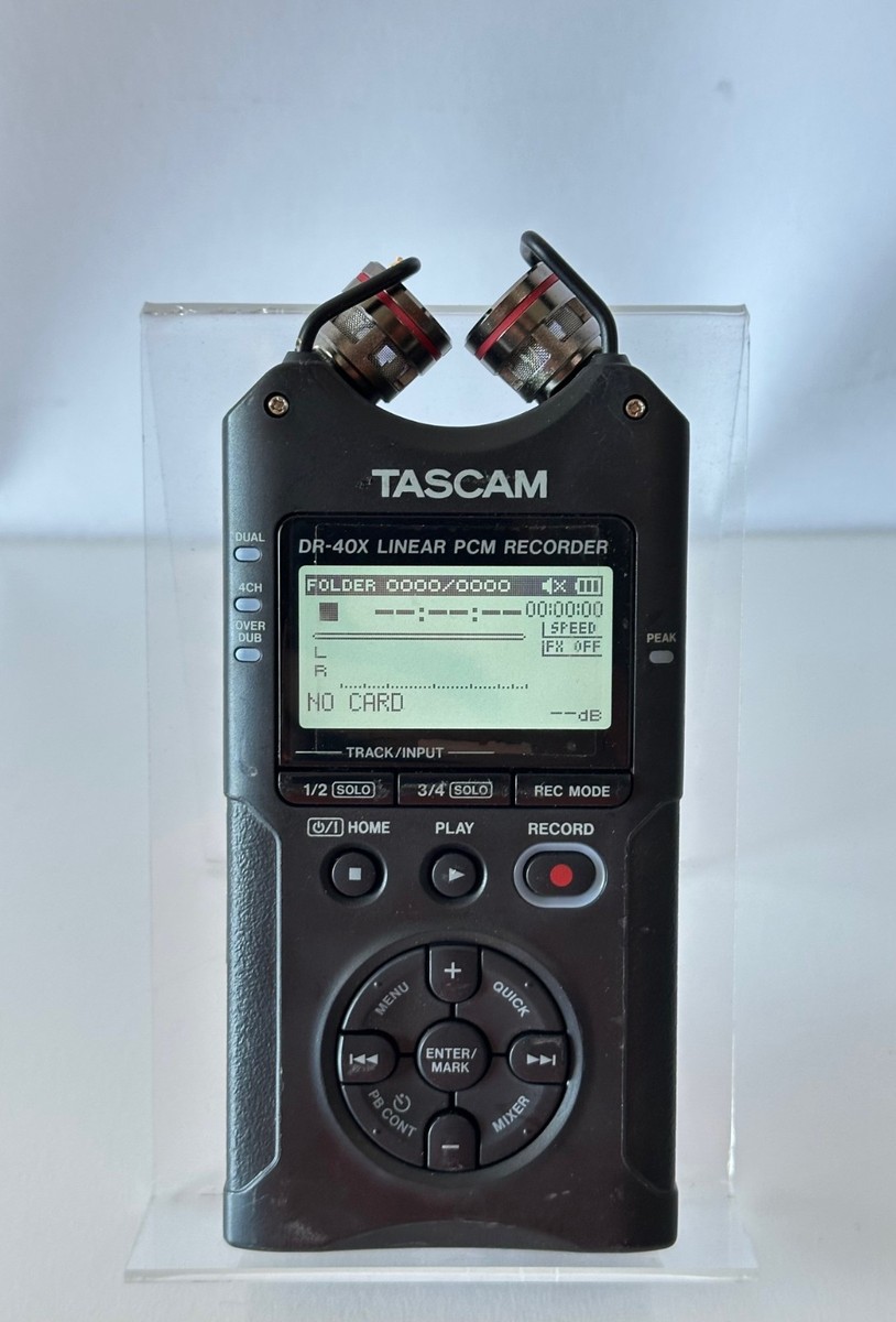 TASCAM DR-40X 4 Track Digital Audio Recorder 43774034451| eBay