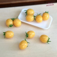 1Set 1:12 Scale Dollhouse Miniatures Mini Food Tomato Plates Store Accessories