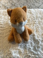 Baby Gund ROCOCO FOX 8" Plush Stuffed Animal Toy Lovey Soother Sewn Eyes Orange