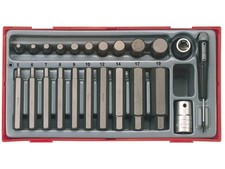 Image of Teng TENTTHEX23 TTHEX23 23 Piece Metric Hex Bit Socket Set