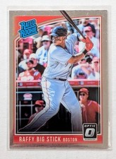 2018 Donruss Optic Rafael Devers Rated Rookie Name Variation RC #35 Red Sox