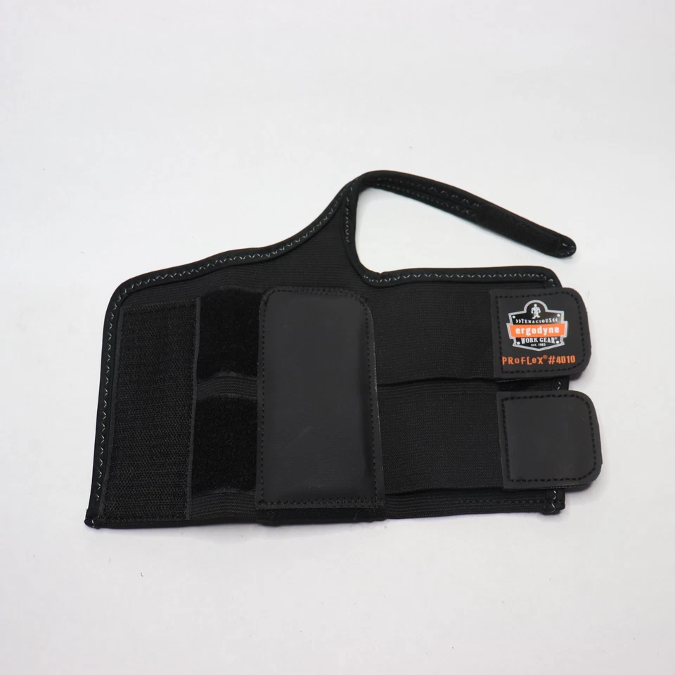 Ergodyne ProFlex Double-Strap Right Wrist Support Large Black 4010 - Image 4 of 4