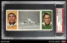 1912 T202 Hassan Red Dooin Dooin Gets His Man  Phillies PSA 4 - VG/EX