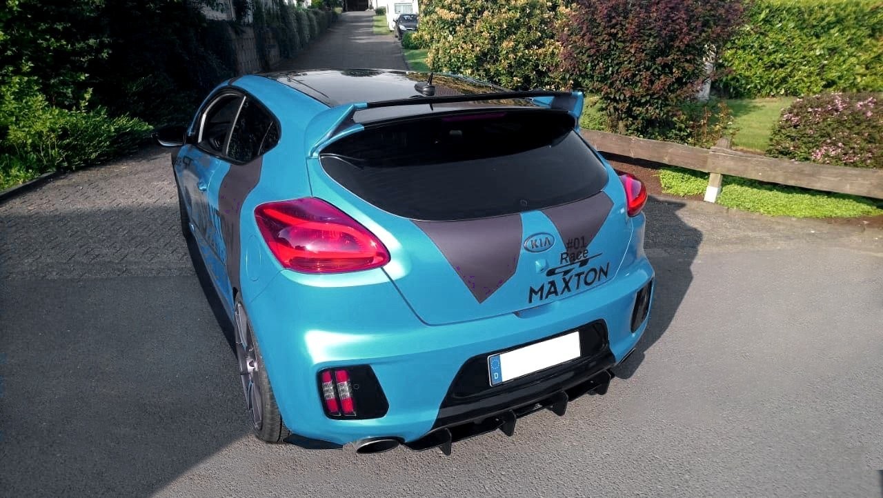 Diffuseur arriere Maxton noir brillant pour Kia Cee'd GT Mk2 3 portes