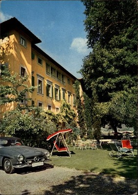 Villa La Massa Hotel Firenze Italy vintage postcard b462