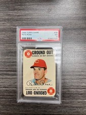 1968 Topps Game Baseball Pete Rose Cincinnati Reds Card #30 PSA 3 HOF Pop 104