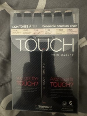 ShinHan Touch Twin Marker Set 6 Skin Tones A