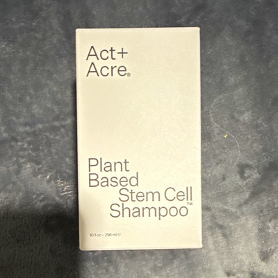 Act + Acre Plant Based Stem Cell Shampoo w/ Caffeine & Menthol, 10 fl oz