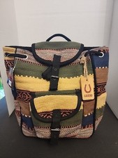 Sun 'N' Sand Women's Boho Hippie Cotton Multicolored Backpack