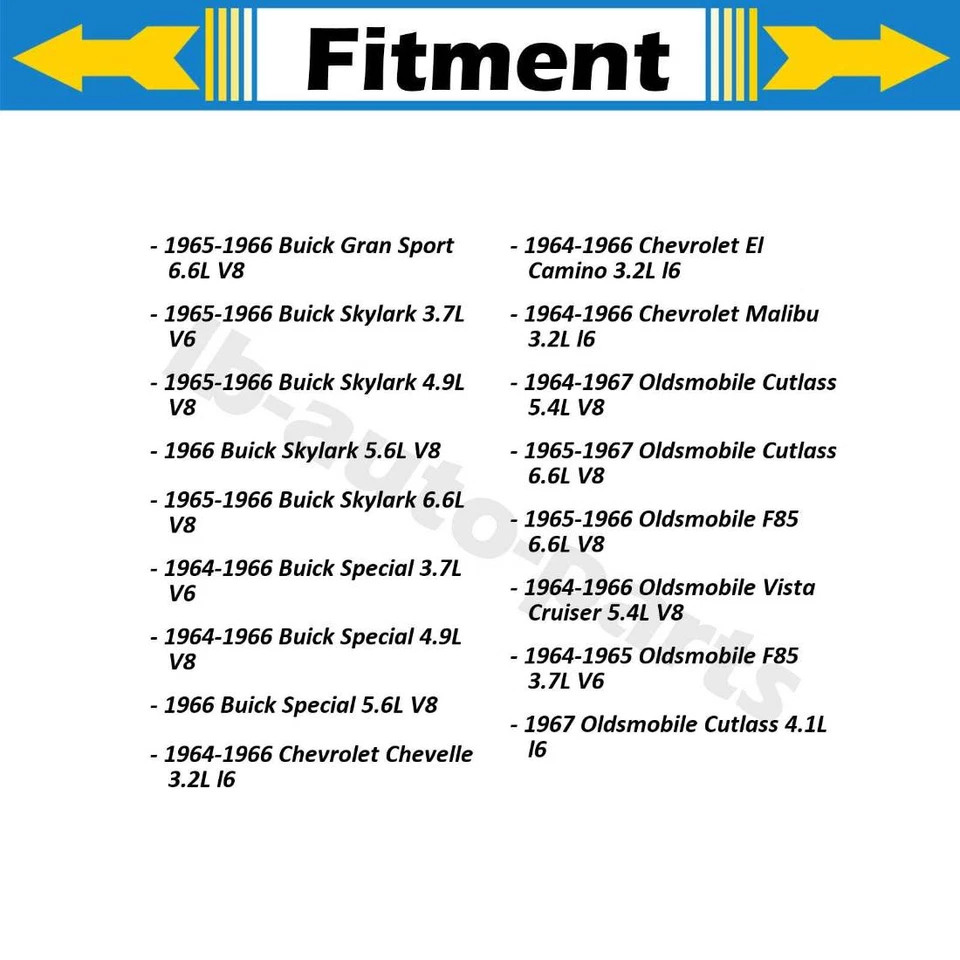 Cable de freno de estacionamiento delantero trasero Dorman 3 piezas para Oldsmobile Cutlass 1967 4,1 L Foto 4 de 4