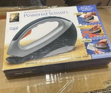 Innovage Automatic Cordless Powered Scissors Fabric Crafts Vinyl Push-Button