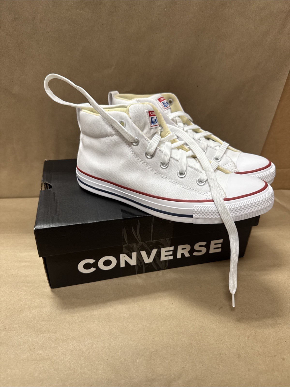 Converse - Chuck Taylor All Star Mid Malden Street White SEE DESCRIPTION thumbnail 3