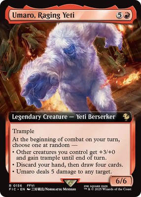 Umaro, Raging Yeti (Extended Art) [FINAL FANTASY Commander] Near Mint