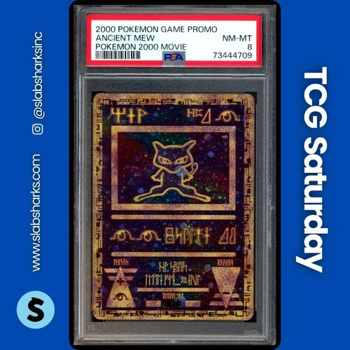 2000 POKEMON MOVIE GAME PROMO #NNO ANCIENT MEW PSA 8