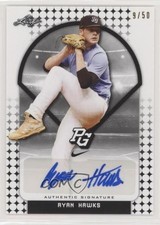2018 Leaf Perfect Game National Showcase Black 9/50 Ryan Hawks #BA-RH2 Auto 1h1