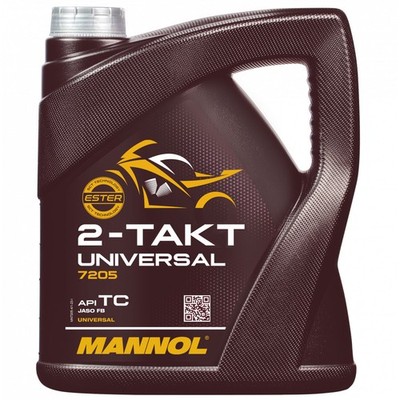 Motorenöl 2-Takt Universal Motoröl MANNOL API TC 4 Liter Motorrad Roller Öl Oel