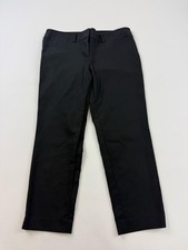 LOFT Pants Womens 2 Black Marisa Twill Slim Straight Leg Dress Work Office