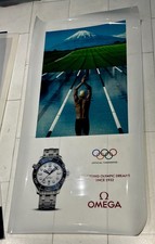 large original vintage Omega Seamaster Olympics sponsor promotion poster