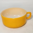 VTG Fire King D Handle Yellow Stackable Soup Mug Cup Bowl Anchor Hocking USA