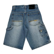 Southpole Cargo Denim Shorts - 26W US 4 Blue Denim