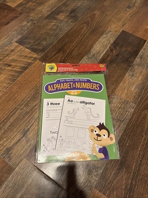 Teaching Tree Cut, Trace And Paste Alphabet And Numbers