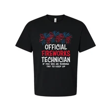 Official Fireworks Technician Graphic Unisex Tee