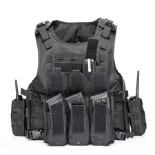 vAv YAKEDA Tactical Airsoft Vest for Men (Black)