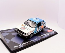 modellino auto rally scala 1:43 volkswagen golf gti WRC modellismo collezione
