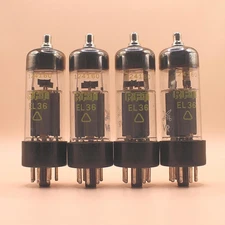 4x New EL36 RFT Same Date Code (124160) Beam Power Tubes Military VR NOS = 6P31S