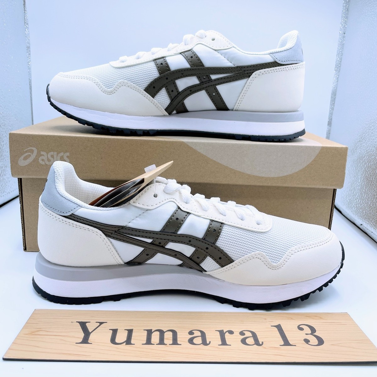 Asics Tiger Runner 2 White Sepia Brown 1203A612-102 Men's Size | eBay
