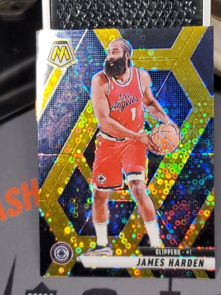 2024-25 Mosaico Baloncesto James Harden Fast Break Dorado Negro/3 Foto 4 de 4