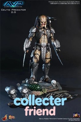 NEW Hot Toys MMS221 Alien vs. Predator - Celtic Predator 2.0