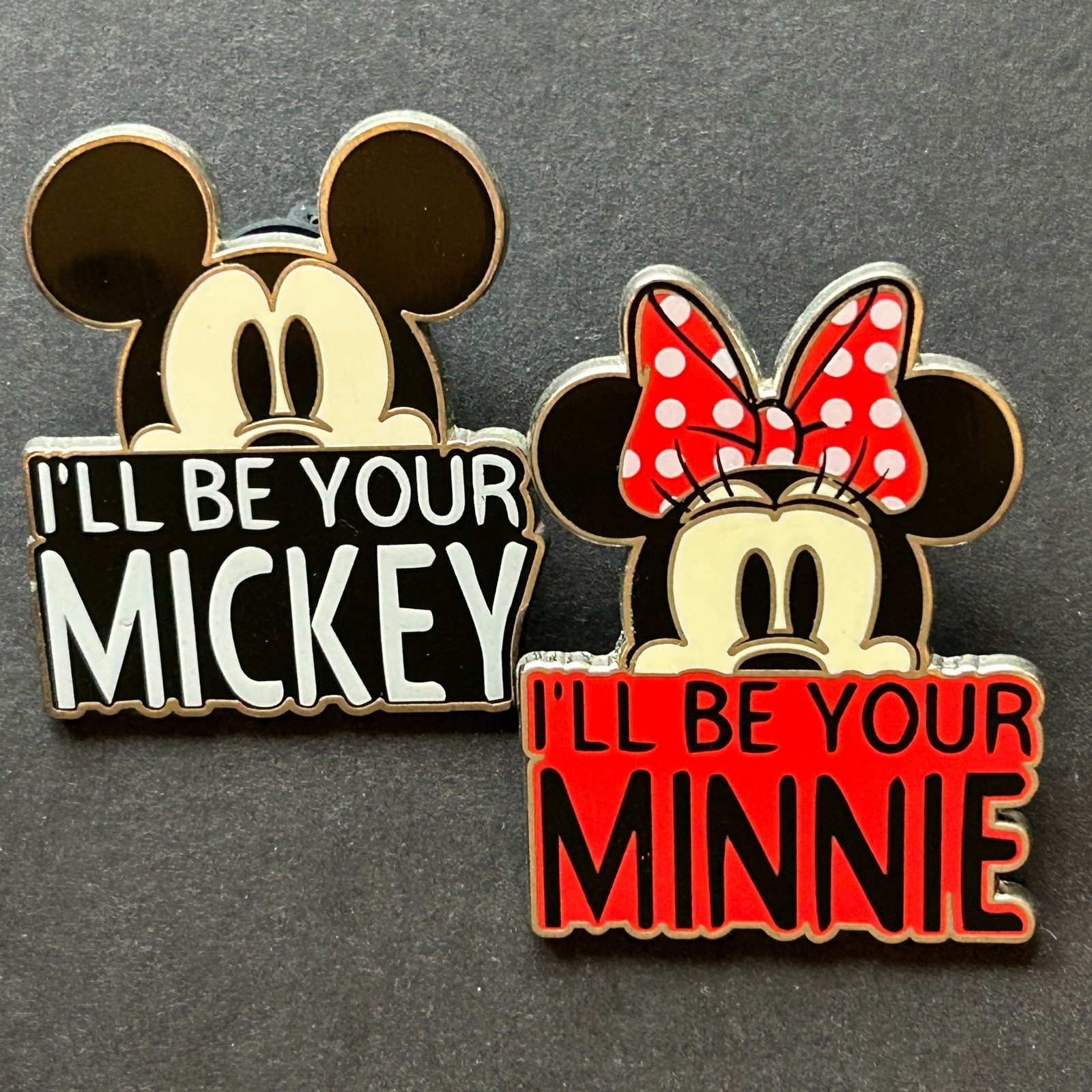 I'll Be Your Mickey & I'll Be Your Minnie Pin Set - Disney Pin 134421