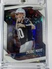 2025 Panini Prizm Drake Maye White Disco Prizm#165
