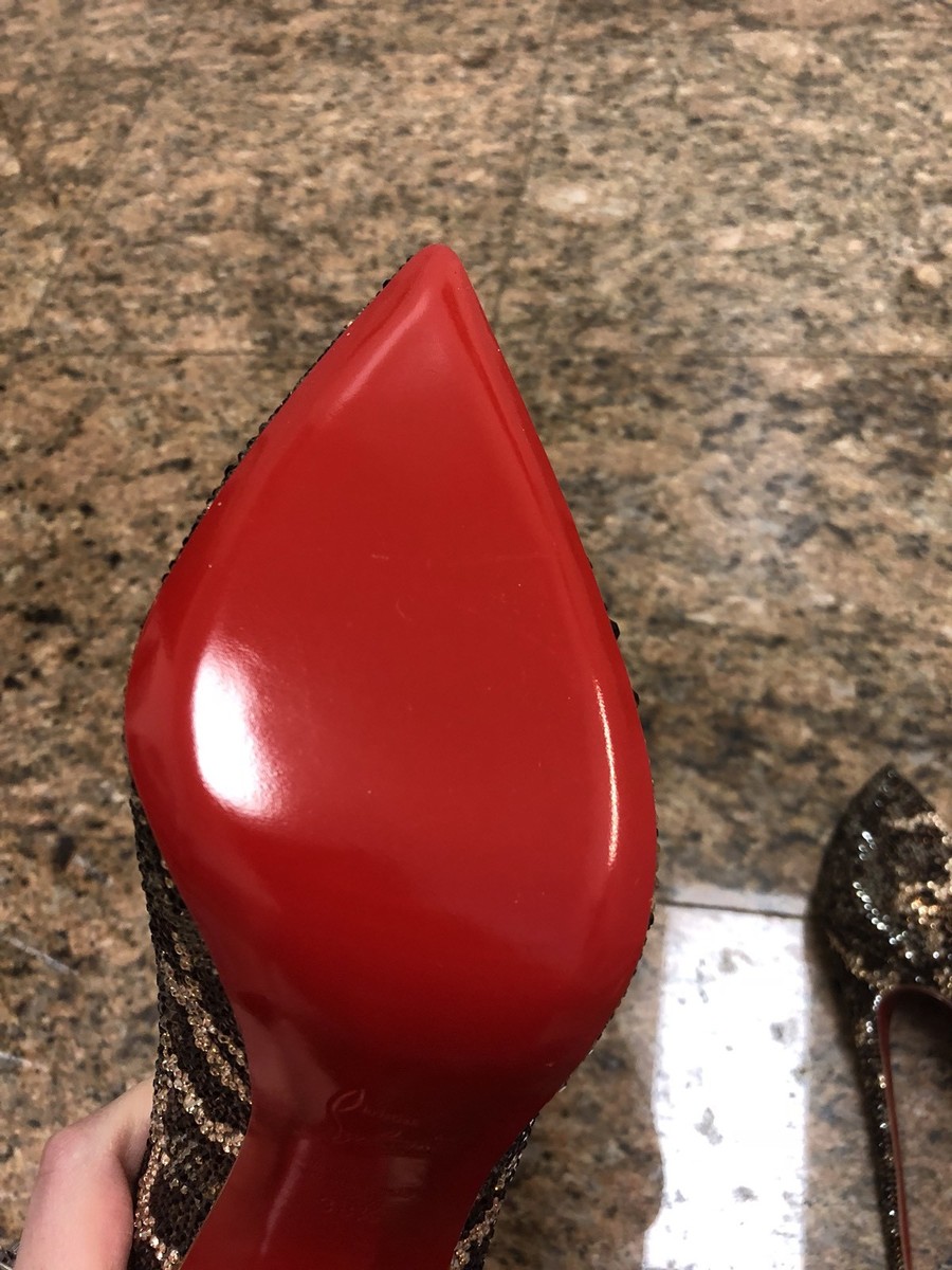 CHRISTIAN LOUBOUTIN So Kate Leopard Crystal Strass Heels | eBay