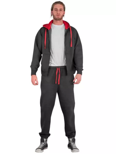 Neu Herren Trainingsanzug Set Fleece Kapuzenpullover Top +Hose Jogginghose S-3XL - Bild 26 von 27