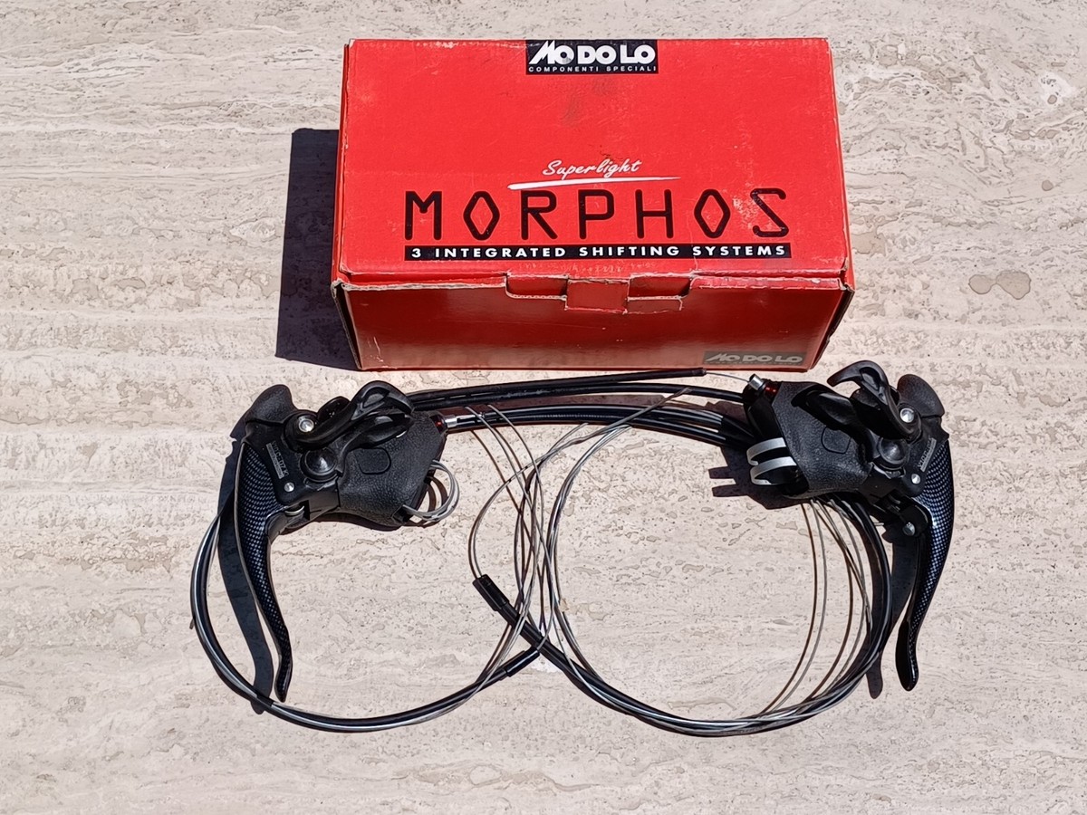パーツ MODOLO MORPHOS 9s MODOLO MORPHOS SUPERLIGHT TRIPLE SHIFTING BRAKE LEVERS for Campy