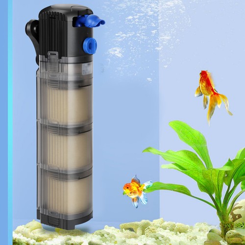 Aquarium Innenfilter Kompakt Filter Schwammfilter Aquarien 500/1500L/H Pumpe DHL - Bild 27 von 38