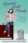 Famous Last Words by Jennifer Salvato Doktorski (Hardback, 2013)