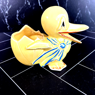 Vintage McCoy Pottery Yellow Duck Planter Made in USA | eBay
