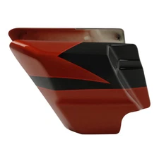 Battery Side Cover Fit For Harley Road King 09-24 Sunburst Orange/Starfire Black