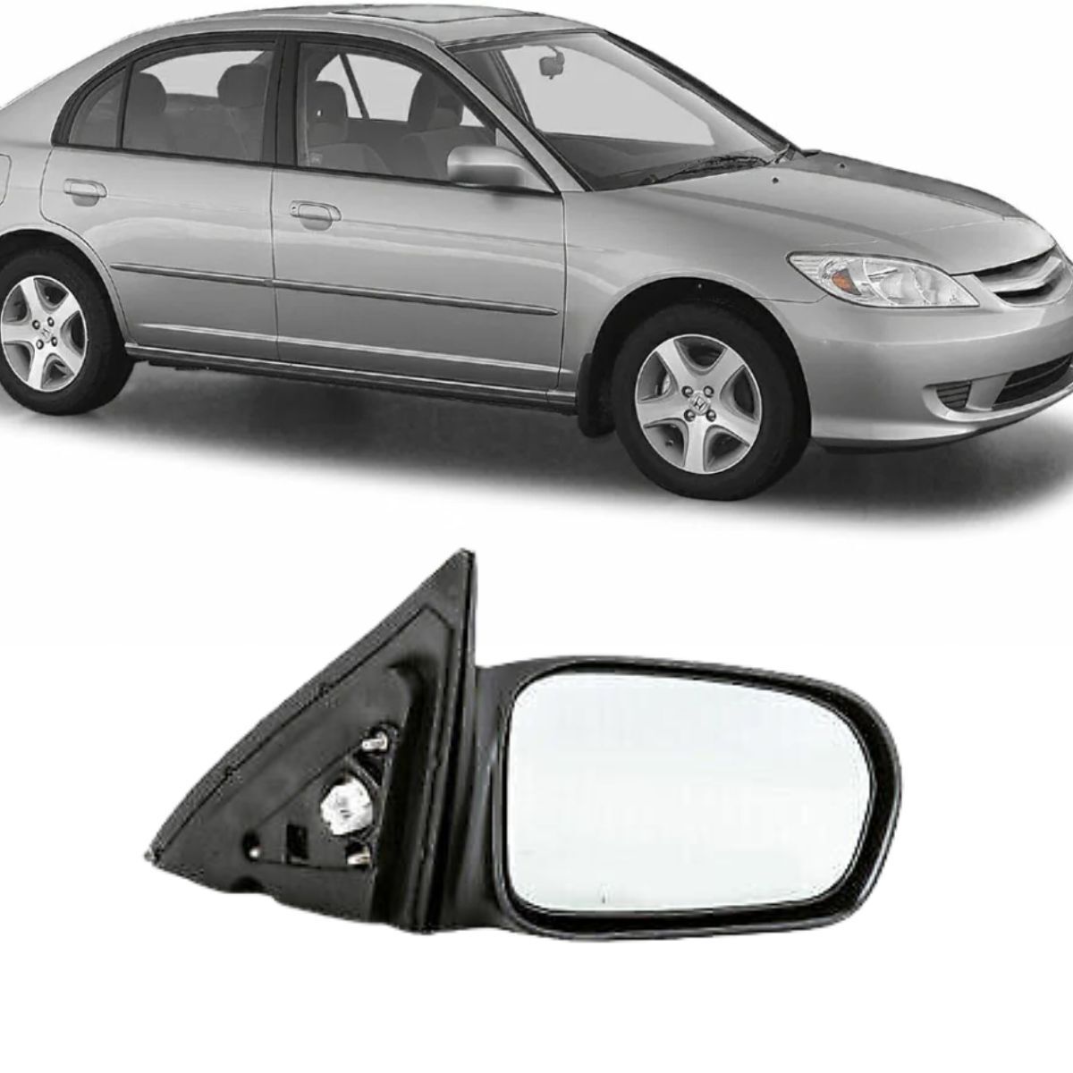 For 2001-2005 Honda Civic Door Mirror Passenger Side | HO1321141
