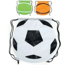 Children's Drawstring Rucksack Bag Football Tennis Basketball Sports Gym Bag Lot