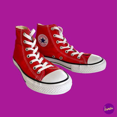 Converse Youth Chuck Taylor All Star High Top Canvas, rot, UKY 1,5 / EU 33,5 / US 2