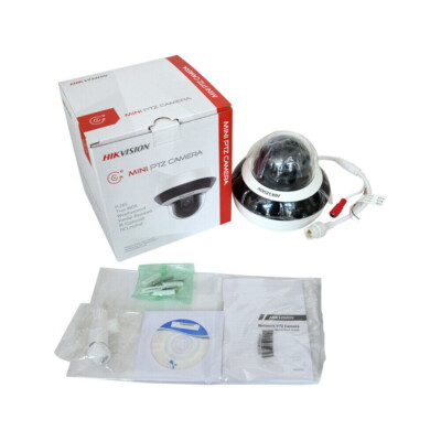 Hikvision Darkfighter DS-2DE2A404IW-DE3 4MP Mini PTZ 4X Zoom IR IP Camera POE US