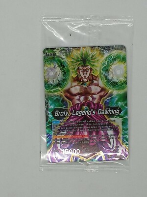 dragon ball super card game broly movie Broly Legend's Dawning P-068 SEALED Movie Promo Dragon Ball Super Card Game  NEW